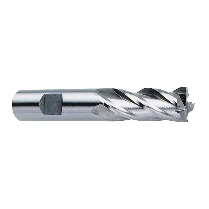 Fast Shipping TTC PRODUCTION HP 08-015-080 5/16" Size, 3/4" LOC, 4 Flute, Bright High Speed Steel Square End Mill