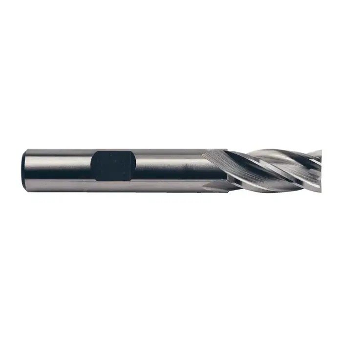 Professional Grade TTC PRODUCTION HP 08-015-120 1/2" Size, 1-1/4" LOC, 4 Flute, Bright High Speed Steel Square End Mill