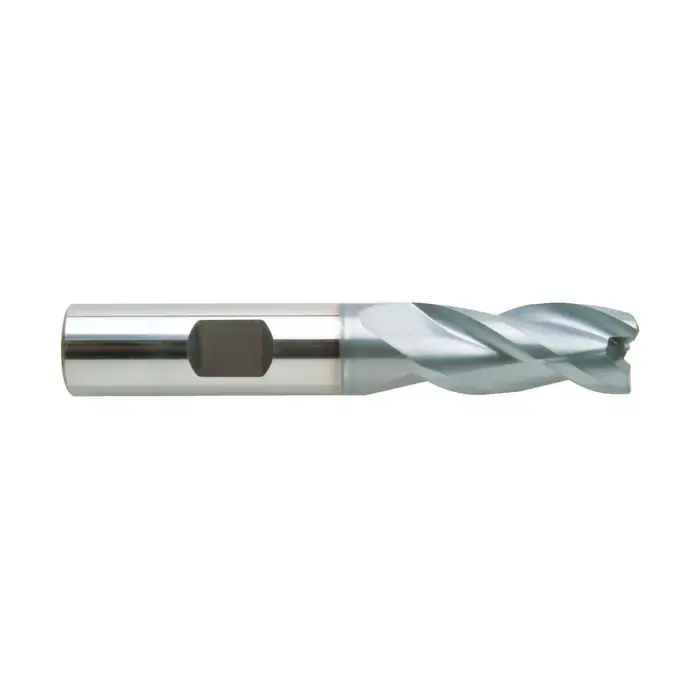 Genuine CERATIZIT 106-01214 3/16" Size, 5/8" LOC, .010" Radius, 3 Flute, Solid Carbide Corner Radius End Mill