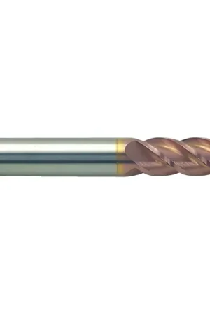MELIN 100270 7/16" Size, 1" LOC, 4 Flute, TiCN Solid Carbide Finishing End Mill Direct From Factory