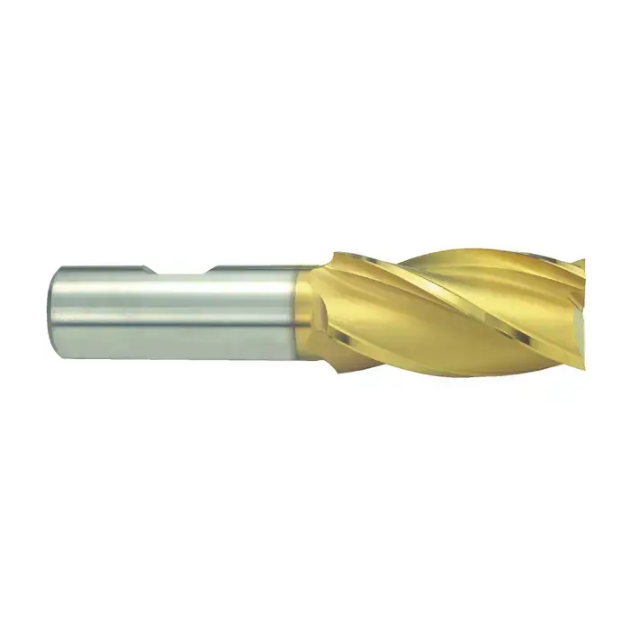 Authentic WELDON 41545 3/4" Size, 1-5/8" LOC, 4 Flute, TiN High Speed Steel Square End Mill