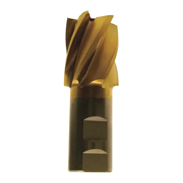 WELDON 41961 2" Size, 2" LOC, 6 Flute, TiN High Speed Steel Square End Mill While Supplies Last