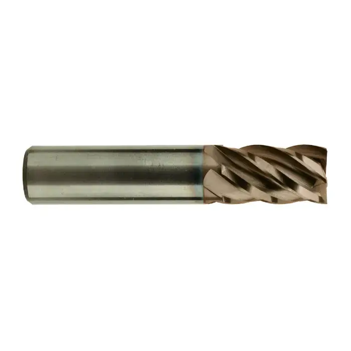 Genuine T&O 20-104-316 3/8" Size, 1/2" LOC, 5 Flute, TiCN Solid Carbide Square End Mill