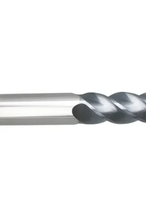 Brand New NIAGARA N09892 3/16" Size, 9/16" LOC, .010" Radius, 4 Flute, Solid Carbide Corner Radius End Mill