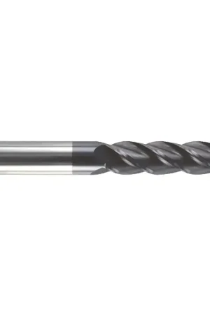 Secure Checkout MELIN 105708 3/16" Size, 1-1/8" LOC, 4 Flute, AlCrTiN Solid Carbide Finishing End Mill