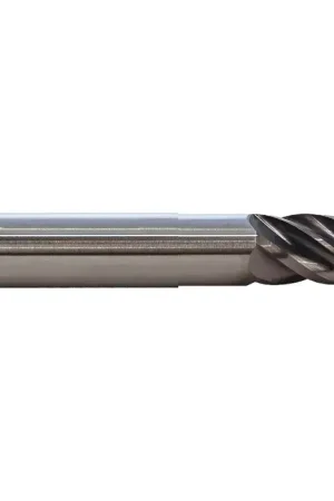 Weekend Sale M.A. FORD 17862544NA 5/8" Size, 2" LOC, .030" Radius, 5 Flute, Solid Carbide Corner Radius End Mill