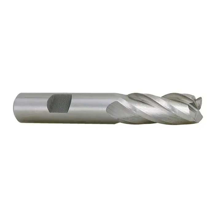 RUSHMORE USA 100689 3/8" Size, 3/4" LOC, .020" Radius, 4 Flute, M42 8% Cobalt Corner Radius End Mill Limited Offer