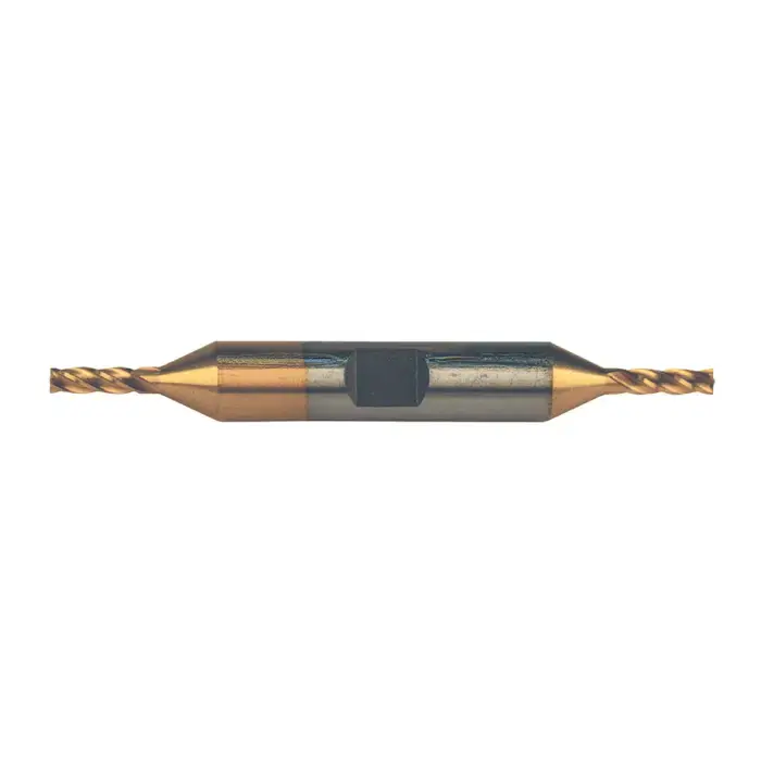 Premium TTC 08-371-816 1/4" Size, 5/8" LOC, 4 Flute, TiN High Speed Steel Square End Mill
