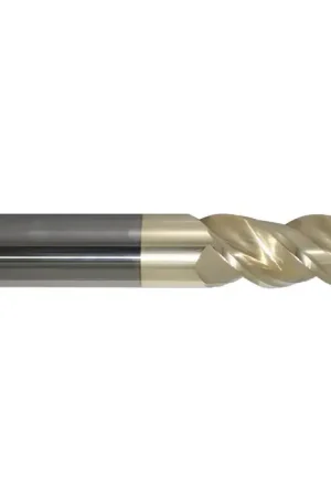 Shop Now CERATIZIT 14429396 1/4" Size, 3/8" LOC, .015" Radius, 3 Flute, Solid Carbide Corner Radius End Mill