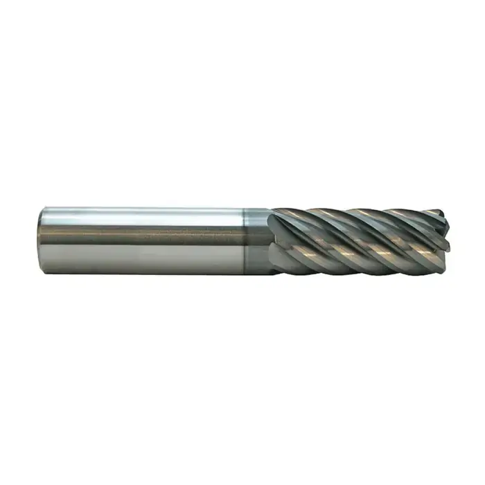 M.A. FORD 18075008B 3/4" Size, 1" LOC, .125" Radius, 7 Flute, Solid Carbide Corner Radius End Mill Clearance