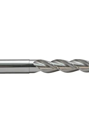 Weekend Sale M.A. FORD 13837512NR.015 3/8" Size, 5/8" LOC, .015" Radius, 3 Flute, Solid Carbide Corner Radius End Mill