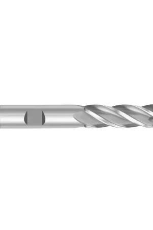 USA 30928 9.00mm Size, 3/4" LOC, 4 Flute, Bright High Speed Steel Square End Mill Express Delivery