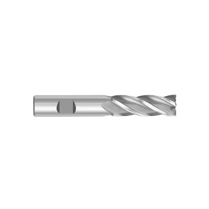 USA 30928 9.00mm Size, 3/4" LOC, 4 Flute, Bright High Speed Steel Square End Mill Express Delivery