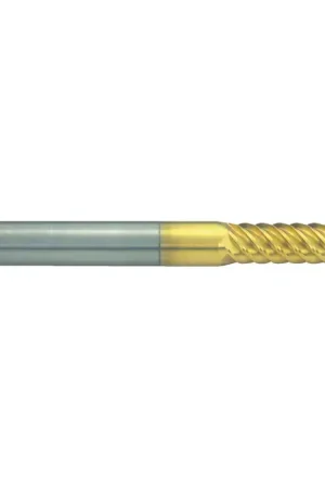 Top Pick M.A. FORD 11355120T 14.00mm Size, 30.00mm LOC, 6 Flute, TiN Solid Carbide Square End Mill