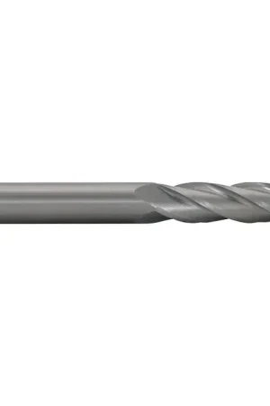 Big Sale RUSHMORE USA 102731 1/8" Size, 3/4" LOC, 4 Flute, Bright Solid Carbide Square End Mill