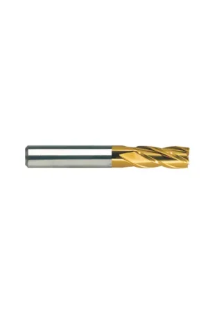 Fan Favorite RUSHMORE USA 100438 5/64" Size, 1/4" LOC, 4 Flute, TiN Solid Carbide Square End Mill