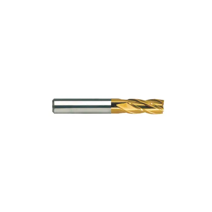 Fan Favorite RUSHMORE USA 100438 5/64" Size, 1/4" LOC, 4 Flute, TiN Solid Carbide Square End Mill