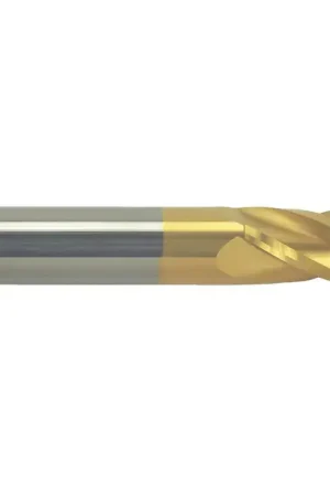 Today Only RUSHMORE USA 100455 7/8" Size, 1-1/2" LOC, 4 Flute, TiN Solid Carbide Square End Mill