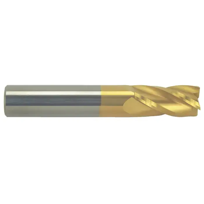Today Only RUSHMORE USA 100455 7/8" Size, 1-1/2" LOC, 4 Flute, TiN Solid Carbide Square End Mill