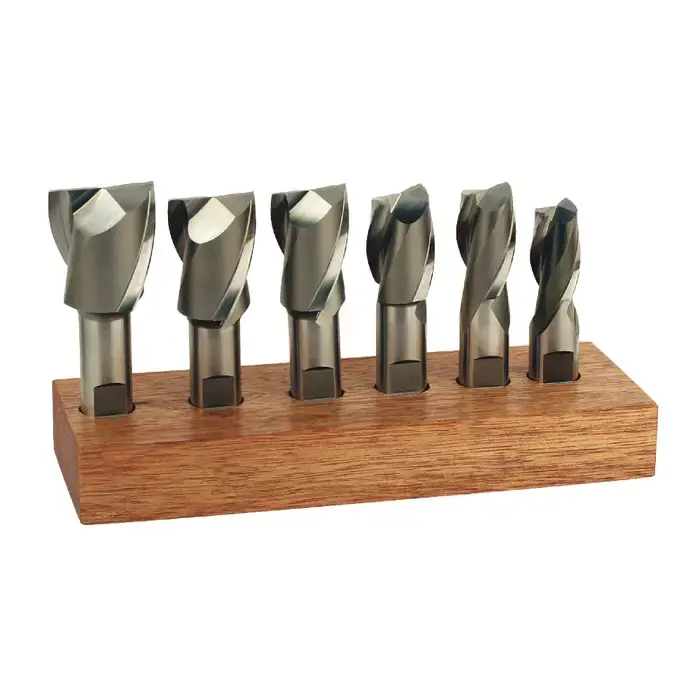 TTC PRODUCTION HP D12-ST 3/4" to 1-1/2" Size, 2 Flute, Square End High Speed Steel End Mill Set Fan Favorite