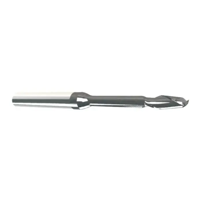 MICRO 100 MEFM-008-400-05 .80mm Size, 1.20mm LOC, 2 Flute, Solid Carbide Miniature End Mill Crafted