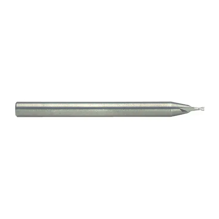 Luxury ROBBJACK .0100" Size, .030" LOC, 2 Flute, Solid Carbide Miniature End Mill