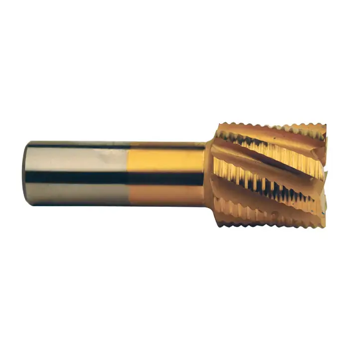 TTC PRODUCTION HP 08-203-280 2" Size, Coarse Pitch, 2" LOC, 8 Flute, M42 8% Cobalt Roughing End Mill Hassle-Free Returns