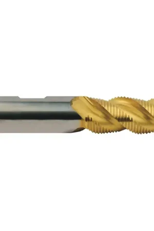 Best Seller TTC PRODUCTION HP 08-193-031 3/8" Size, Fine Pitch, 3/4" LOC, 3 Flute, M42 8% Cobalt Roughing End Mill
