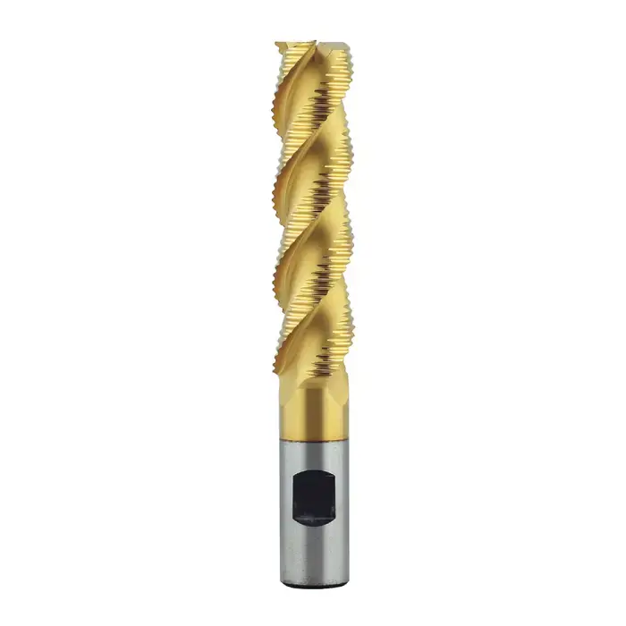 Low Price TTC PRODUCTION HP 08-193-066 1-1/8" Size, Fine Pitch, 2" LOC, 3 Flute, M42 8% Cobalt Roughing End Mill