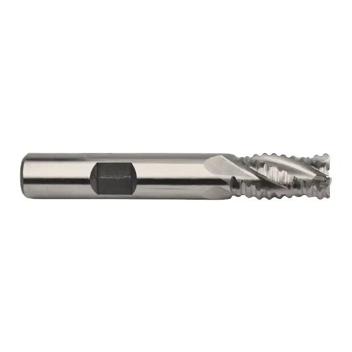 TTC 08-195-060 3/8" Size, Coarse Pitch, 3/4" LOC, 4 Flute, High Speed Steel Roughing End Mill Next Day Delivery