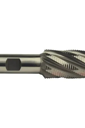 Weekend Sale TTC PRODUCTION HP 08-207-121 1-1/4" Size, Fine Pitch, 4" LOC, 6 Flute, M42 8% Cobalt Roughing End Mill