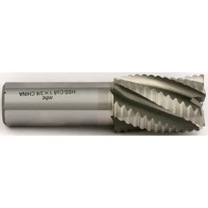 TTC PRODUCTION 08-200-536 1" Size, Coarse Pitch, 1-1/2" LOC, 5 Flute, M42 8% Cobalt Roughing End Mill Must Have