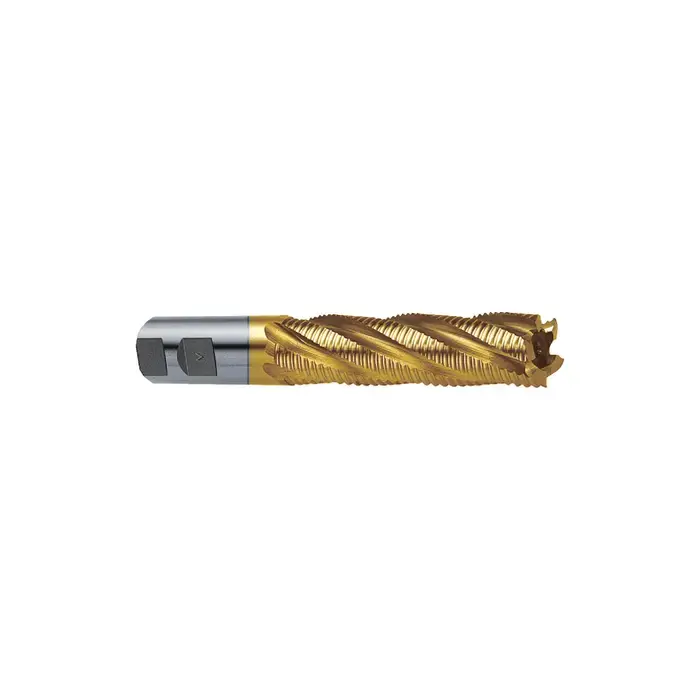 TTC PRODUCTION HP 08-204-210 5/8" Size, Fine Pitch, 2-1/2" LOC, 4 Flute, M42 8% Cobalt Roughing End Mill Crafted