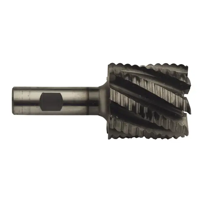 TTC PRODUCTION HP 09-200-281 2" Size, Coarse Pitch, 2" LOC, 8 Flute, M42 8% Cobalt Roughing End Mill Express Delivery