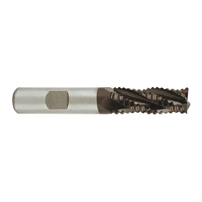 T&O 08-204-340 5/8" Size, Coarse Pitch, 1-5/8" LOC, 4 Flute, M42 8% Cobalt Roughing End Mill Premium