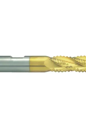 Free Returns TTC PRODUCTION HP 08-204-040 5/8" Size, Coarse Pitch, 2-1/2" LOC, 4 Flute, M42 8% Cobalt Roughing End Mill