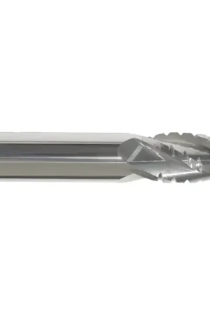 Crafted MEGA MONSTER 257-625114 5/8" Size, 1-1/4" LOC, 4 Flute, Solid Carbide Roughing/Finishing End Mill