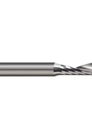 One Day Deal MICRO 100 SFP-375-69 3/8" Size, 1-1/8" LOC, 1 Flute, Solid Carbide Router Mill