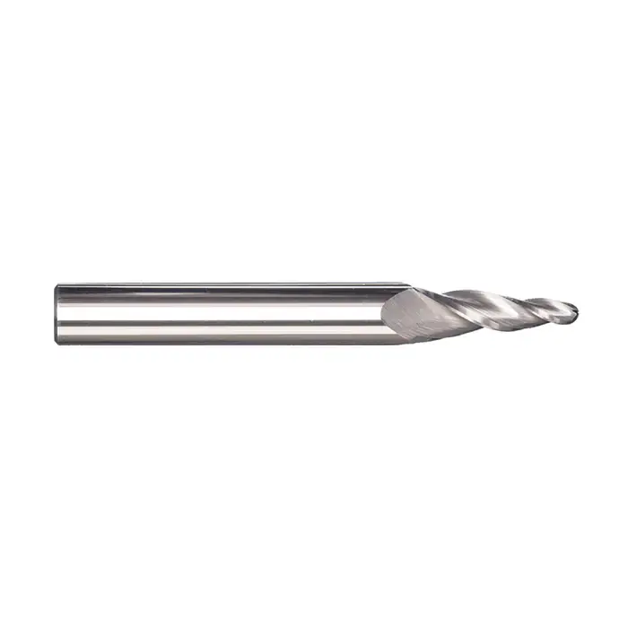 Final Sale RUSHMORE USA 101146 10°, 1/8" Small End Dia., 1" LOC, Solid Carbide Tapered End Mill