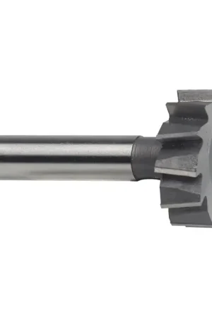 Crafted TTC PRODUCTION 10-186-004 3/4" Dia., 406 ANSI, 1/8" Face Width, High Speed Steel, 10 Teeth Woodruff Keyseat Cutter