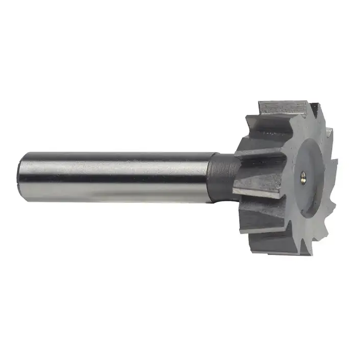 Crafted TTC PRODUCTION 10-186-004 3/4" Dia., 406 ANSI, 1/8" Face Width, High Speed Steel, 10 Teeth Woodruff Keyseat Cutter