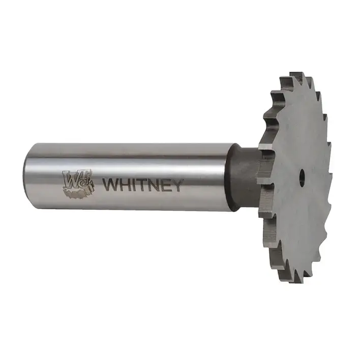 WHITNEY TOOL 20168 5/16" Dia., None ANSI, 1/64" Face Width, M42 8% Cobalt, 8 Teeth Woodruff Keyseat Cutter Budget
