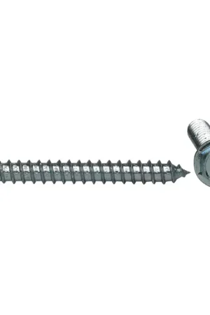 TTC FNA66016 6 Size, 1/2" Length Under Head, Slotted Drive, Slotted Hex Head Sheet Metal Screw Genuine