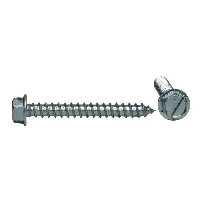 TTC FNA21048 12 Size, 1-1/2" Length Under Head, Slotted Drive, Slotted Hex Head Sheet Metal Screw Sale