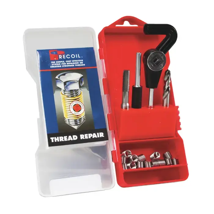 RECOIL 33538 15 Inserts, 3-48 National Coarse 1.5 x D Insert Length STI Thread Repair Set Super Sale