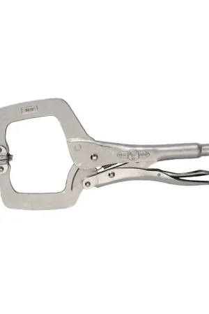 One Day Deal IRWIN 6SP 2" Jaw Capacity, 6" Length, "C" Clamps With Swivel Pad Type Locking Plier