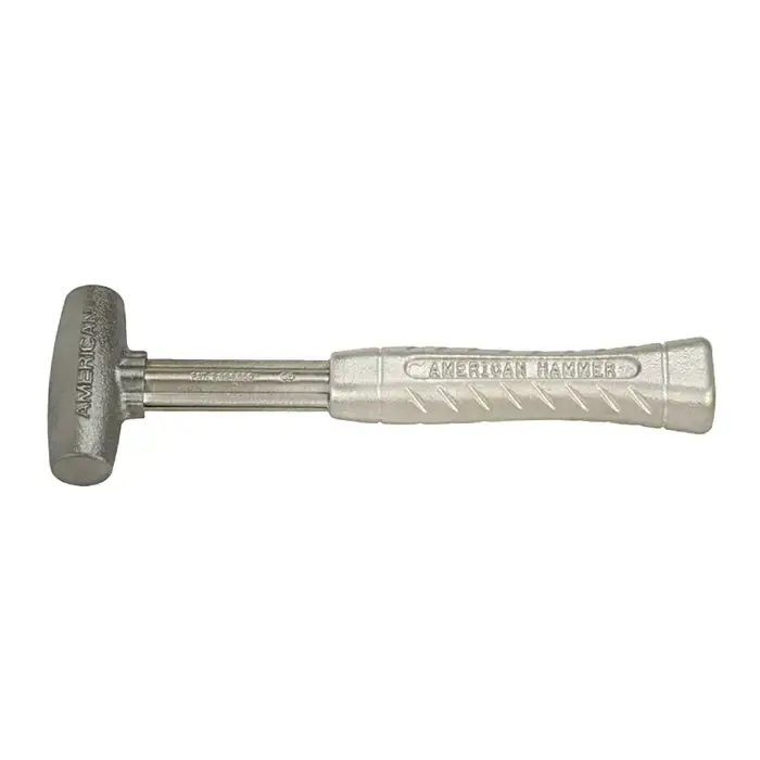 AMERICAN HAMMER AM15ZNAG 1-1/4" Face Diameter, 1.5 lbs. Head Weight, 12" Handle Length Zinc Alloy Head Hammer Same Day Shipping