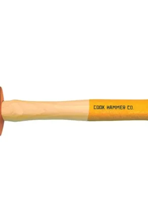 COOK 805 1-1/2" Face Diameter, 3 lbs. Head Weight, 14" Handle Length Copper Hammer Sale