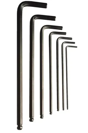 BONDHUS 16010 3/16" Hex Size, 5.2" Long Arm Length, ProGuard Finish Ball Key Brand New