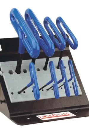 EKLIND 56168 2mm - 10mm Size, 6" Long Arm Length, Black Oxide Finish T Handle Hex Key Hassle-Free Returns